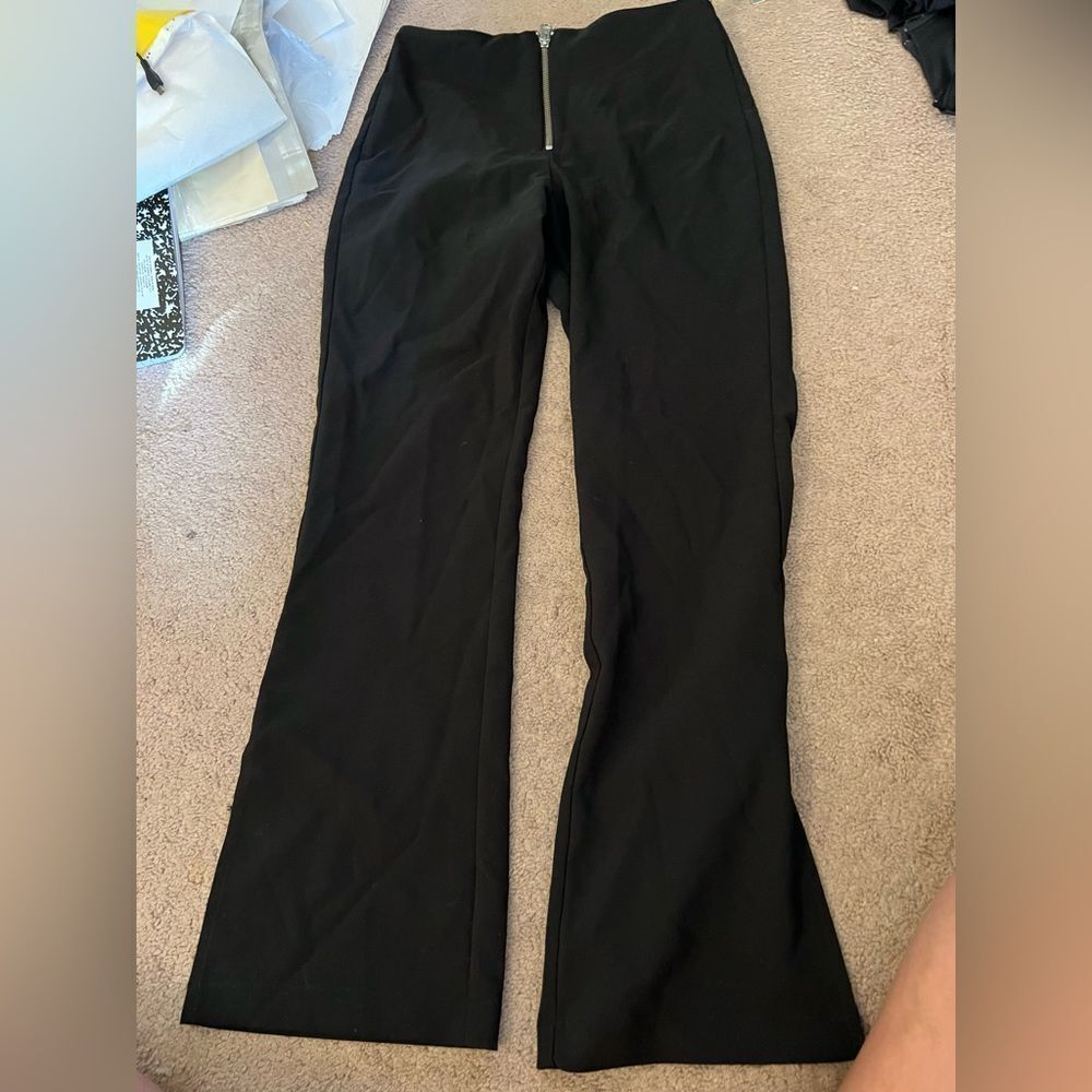 NWT lovers‎ + friends black wide leg pants small